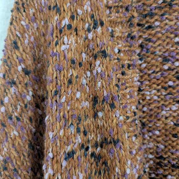 J. Jill Speckled Open Front Cardigan Sweater Size 2X Brown - Picture 4 of 5
